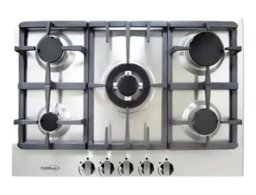  Tope Cocina Gas Acero Inoxidable 5 Hornillas Premium