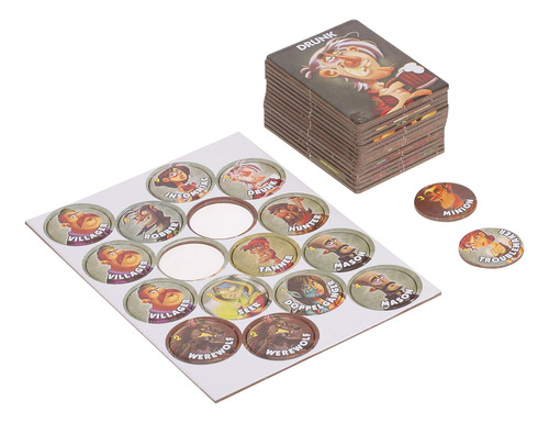 One Night Ultimate Werewolf Card Games 10 Minutos Fast Table