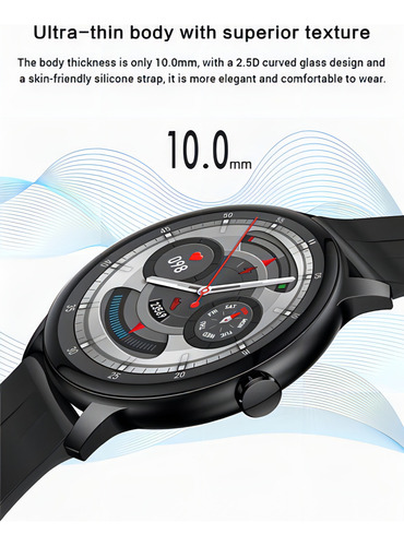 El reloj inteligente Z2 hace y recibe llamadas, fotos en la pantalla, color de la carcasa: negro