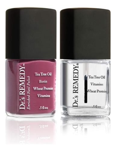 Dr.'s Remedy Esmalte De Unas Enriquecido, Brave Berry Con Ca