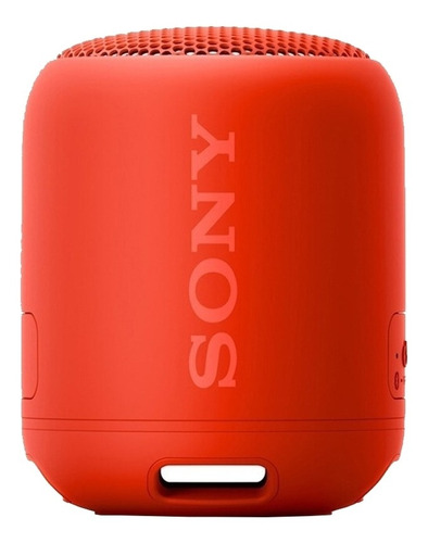 Parlante Sony Extra Bass SRS-XB12 portátil con bluetooth rojo