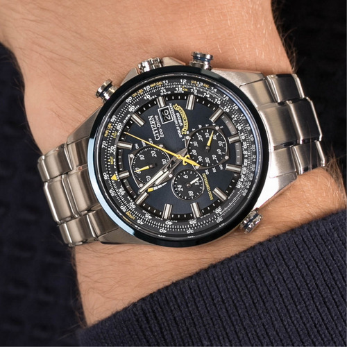 Reloj Hombre Citizen At8020-54l Blue Angel Agente Oficial