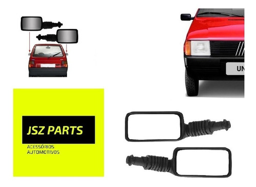 Par Retrovisor Fiat Uno 1.6r 2p 1989, 90, 91, 92, 93.