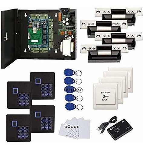 Sistema De Control De Acceso Mengqi-control Para 4 Puertas