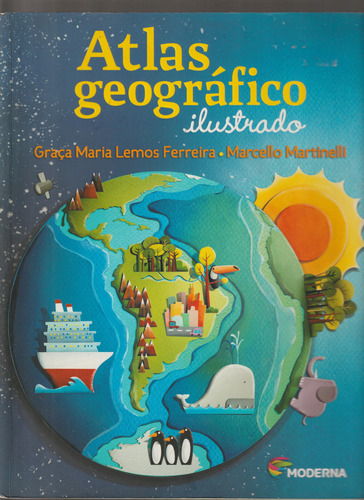 Livro Atlas Geográfico Escolar - Ibep