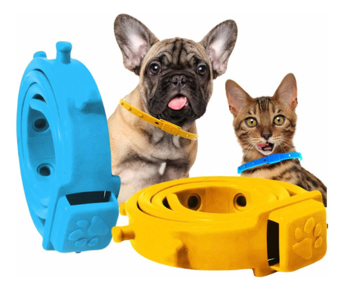 Collar Repelente De Pulgas Y Garrapatas Para Perros Y Gatos