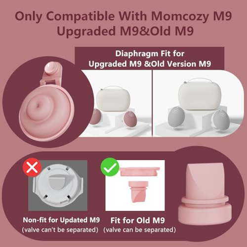 2 Diagragmas De Silicona Compatibles Con Momcozy M9, De Reem