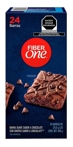 Fiber One Barras Estilo Brownie Con Chispas De Chocolate 24