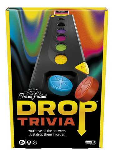 Juego De Preguntas Hasbro Gaming Drop Electronic Voice Desde