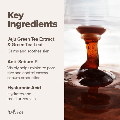 Limpiador Isntree Green Tea Fresh Con 120 Ml Para Piel Grasa
