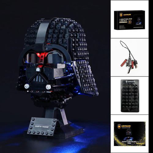 Lighailing Kit De Iluminaco Led Para Lego- 75304 Darth-vader