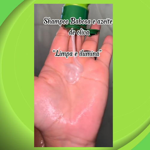 Shampoo E Condicionador De Babosa E Azeite Nutrição Original
