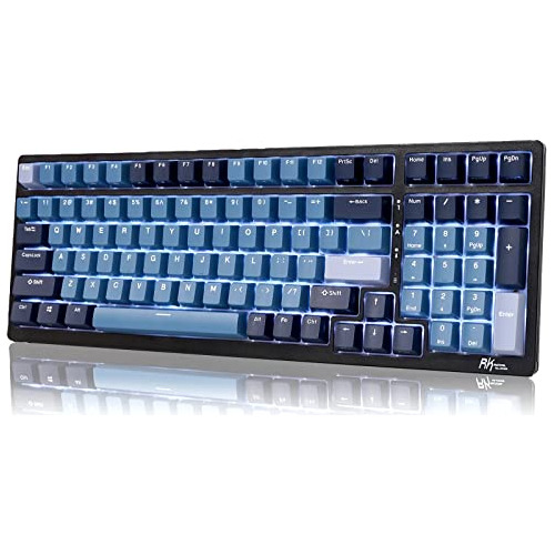 Teclado Mecánico Rk98 Triple Modo 2.4g/bt5.1/usbc, Int...