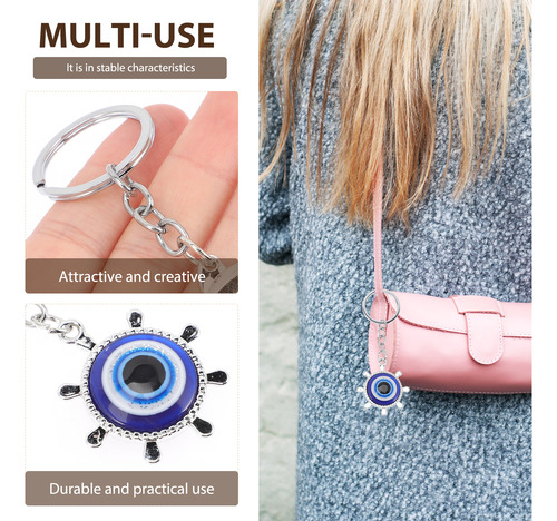 Llavero Con Forma De Ojo, Diseño De Ojos Azules, Diseño De D