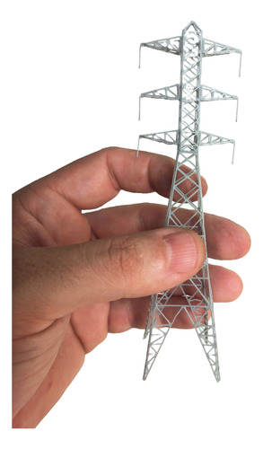 Miniatura Torre Transmissao Energia 13,5cm Escala N 1:160