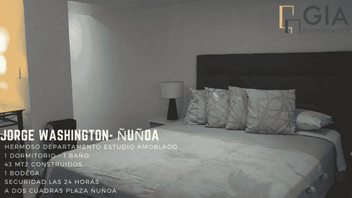 Venta Departamento Totalmente Amoblado Plaza Ñuñoa