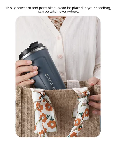 Taza De Café De Viaje Con Aislamiento A Prueba De Fugas, 380