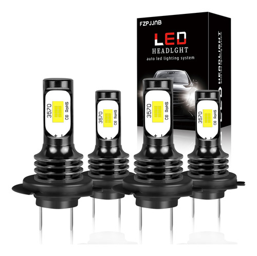 4 Bombillas Led H7 Para Faros Delanteros Mercedes Sprinter 2