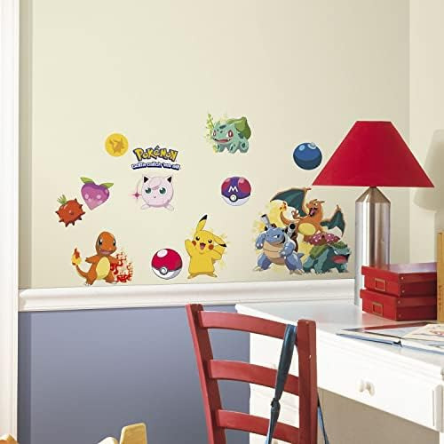 Roommates Rmk2535scs Calcomanías De Pared Icónicas De Pokemo