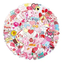 Comprar Cerlaza 100 Piezas Pegatinas De San Valentín Pegatinas De De