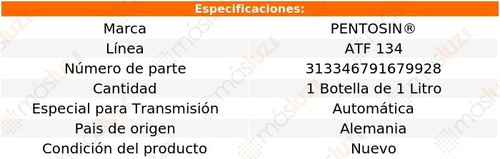 1 Lt Aceite Atf 134 Automática Pentosin E320 V6 3.0l 07/09