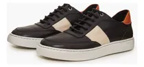 Comprar Zapatilla Urbana De Cuero Negro Lux Hombre Boating