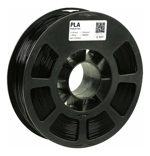 Kodak Pla Filament 1.75mm For 3d Printer, Black Pla, Dimensi