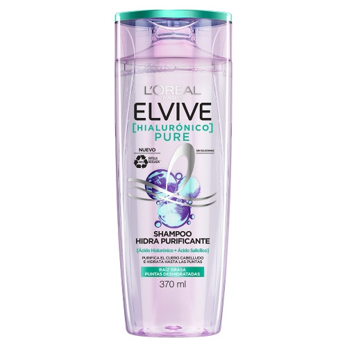 Shampoo Elvive Hialurónico Pure 370ml