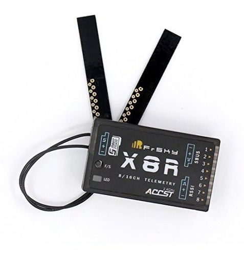 Receptor Compatible Frsky Taranis X8r 8 Canales 24ghz Accst 