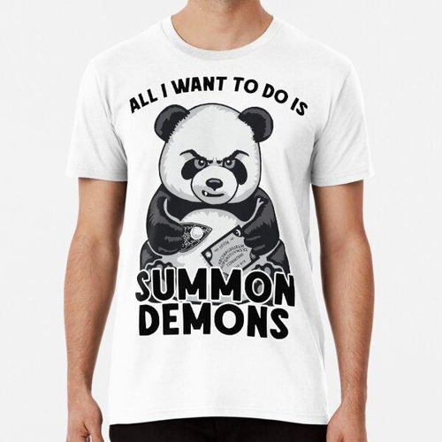 Remera Invocar Demonios Evil Panda Bear Ouija Board Espiriti