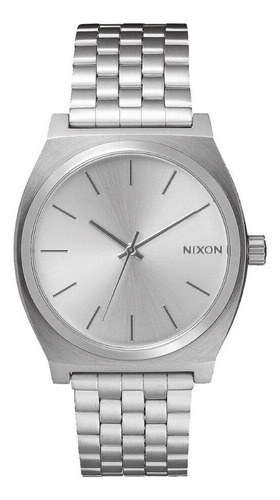 Reloj Para Unisex Nixon Time Teller A045-1920 Plateado