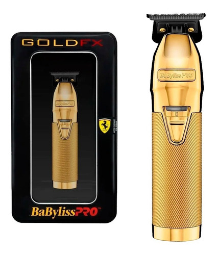 Patillera Babyliss Barberia Cuchilla En T Gold Fx 