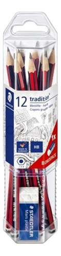 Lapices Staedtler Tradition Hb X 12 + Goma Borrar