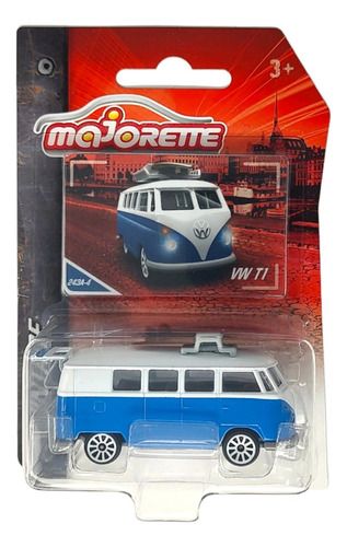 Majorette Vintage Vw T1 C Tarjeta*