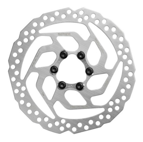 Imagen 2 de 7 de Disco Rotor Freno A Disco Shimano 6 Tornillos Rt26 160 Mm