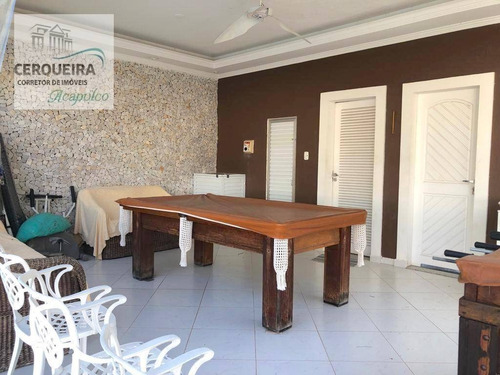 Casa Com 5 Dormitórios À Venda, 450 M² Por R$ 1.600.000 - Acapulco - Guarujá/sp - Ca0555