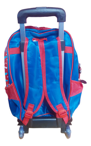 Mochila 3pz Super Mario Bros Led 3d Con Lapicera Y Lonchera