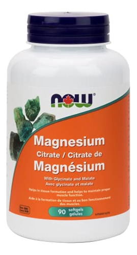 Now Supplements, Magnesium Citrate, With Glycinate & Malate,