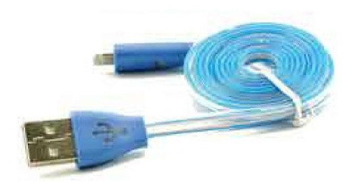 Cable Iph 5 Multicolor Sonrisa Azul - Dbcledsa02bl