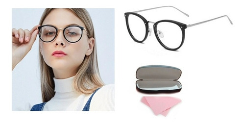Gafas Montura Lentes Oftalmico Marco Para Dama + Estuche