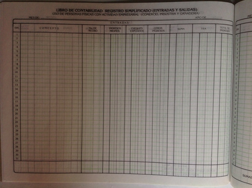 3 Cuadernos Contabilidad Entradas Y Salidas Reg Simplificado (Usado)