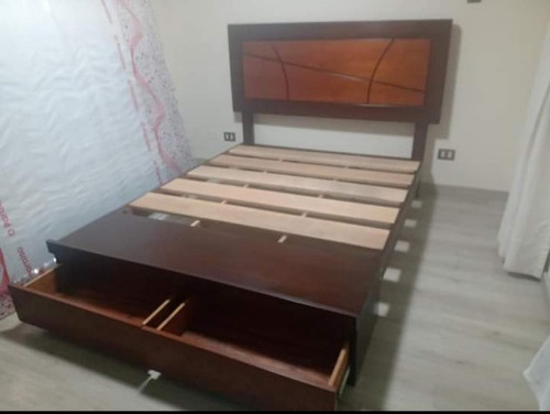 Cama Con 2 Cajones Madera Tornillo