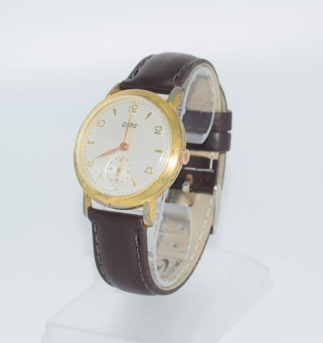 Relógio Suiço Eska Vintage A Corda 36mm Plaquet D´or