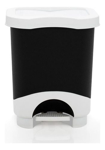 Bote Rectangular Apertura C Pedal 8 Litros
