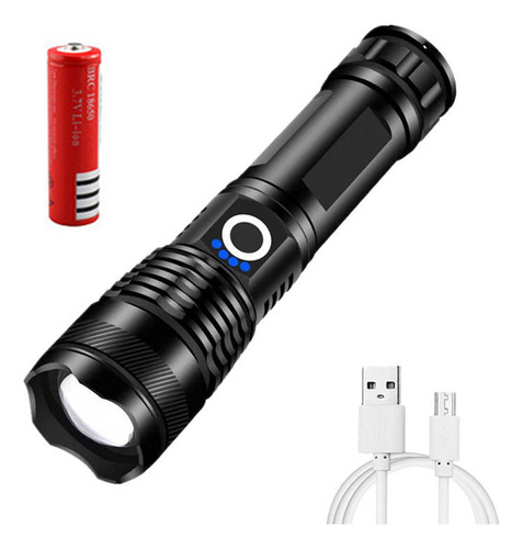 Lâmpada Usb Recarregável, Foco Ajustável, Acampamento, Pesca