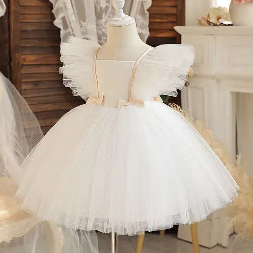 Vestido Elegante Para Ni a Bautizo Cumplea os Importado