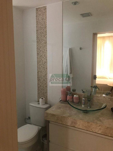 Imagem 23 de 26 de Apartamento Mobiliado Com 3 Dormitórios À Venda, 88 M² Por R$ 580.000 - Ponta Negra - Manaus/am - Ap3268