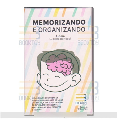 Memorizando E Organizando, De Luciana Bertossi. Editora Booktoy, Capa Mole Em Português, 2021