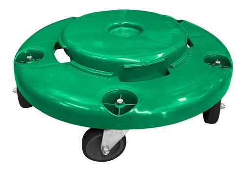 Base Para Contenedor Toff 60l Y 120l C/ruedas Color Verde