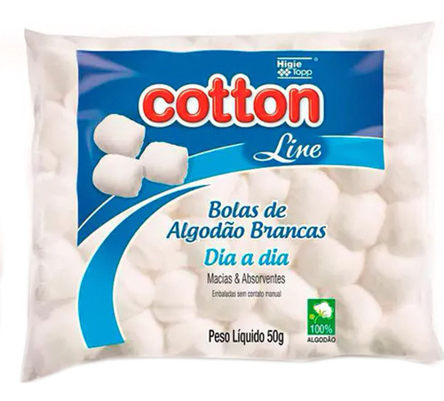 Algodão Dia a Dia em Bolas Cotton Line 50g